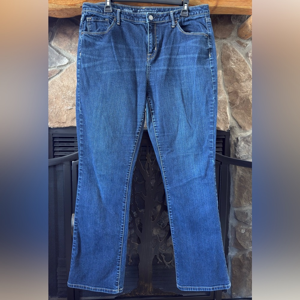 Mossimo Supply Co. Straight Leg Blue Jeans